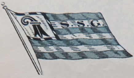 SSG (Schleppi) Original Flagge mit Baslerstab